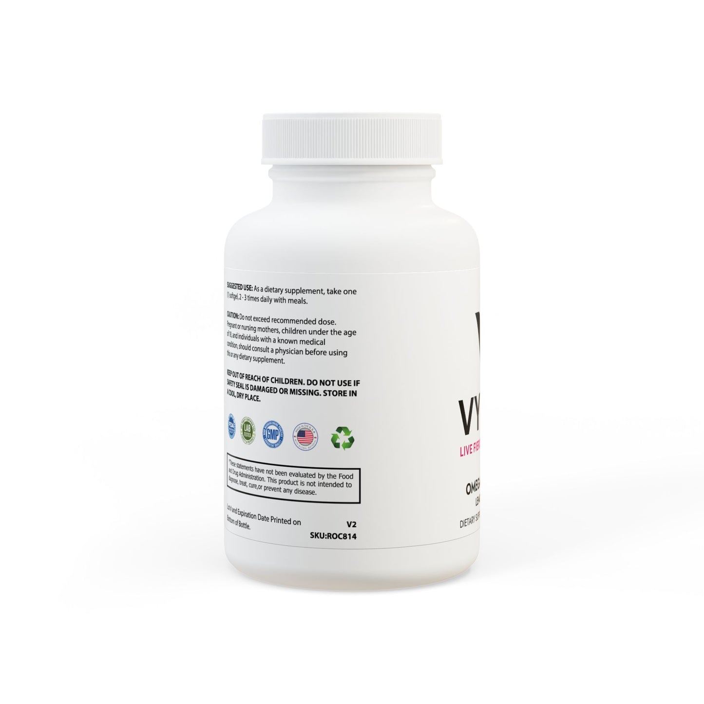Omega 3 Fish Oil Supplement (60 Softgels)