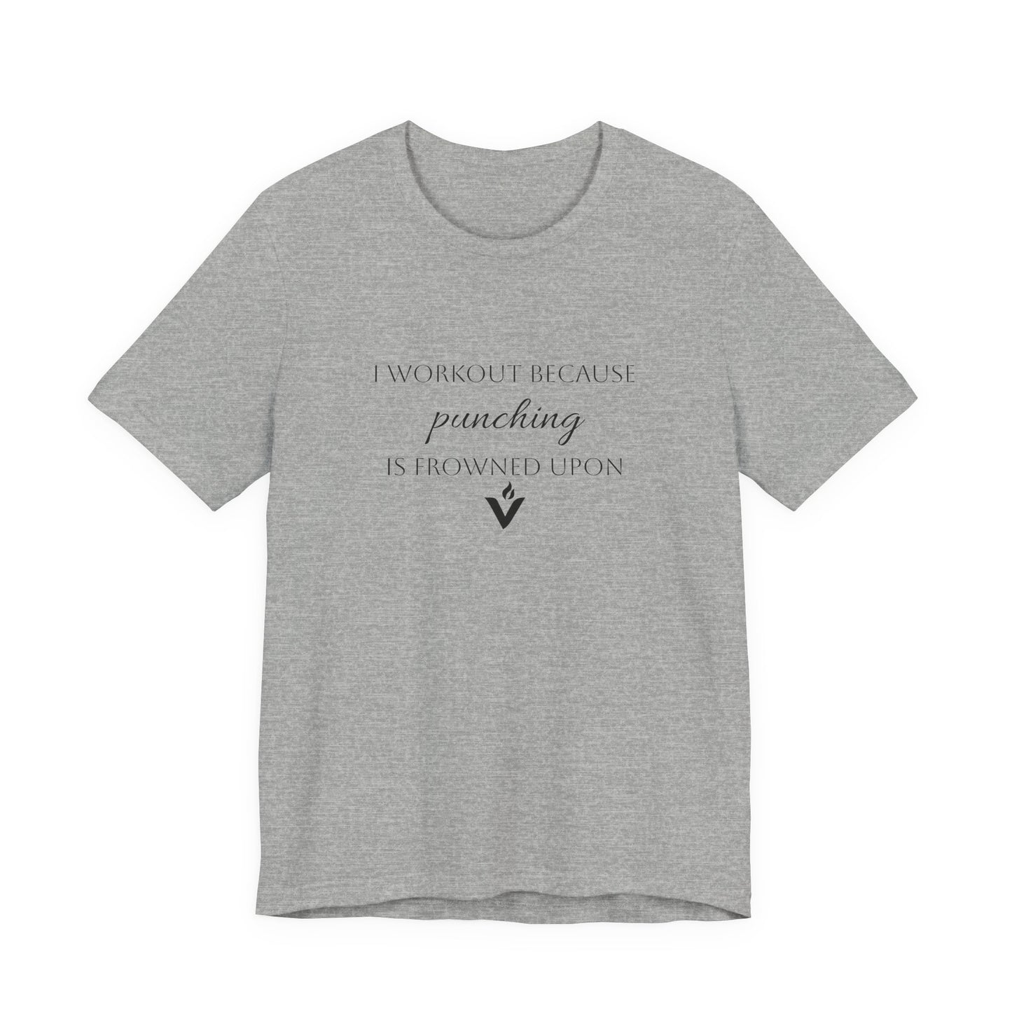 Motivational Workout Tee for Fitness Enthusiasts