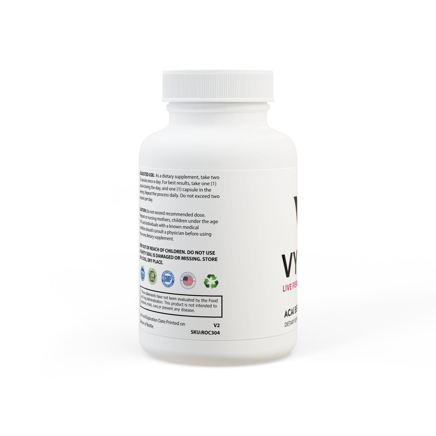Acai Berry Complex Supplement (60 Capsules)