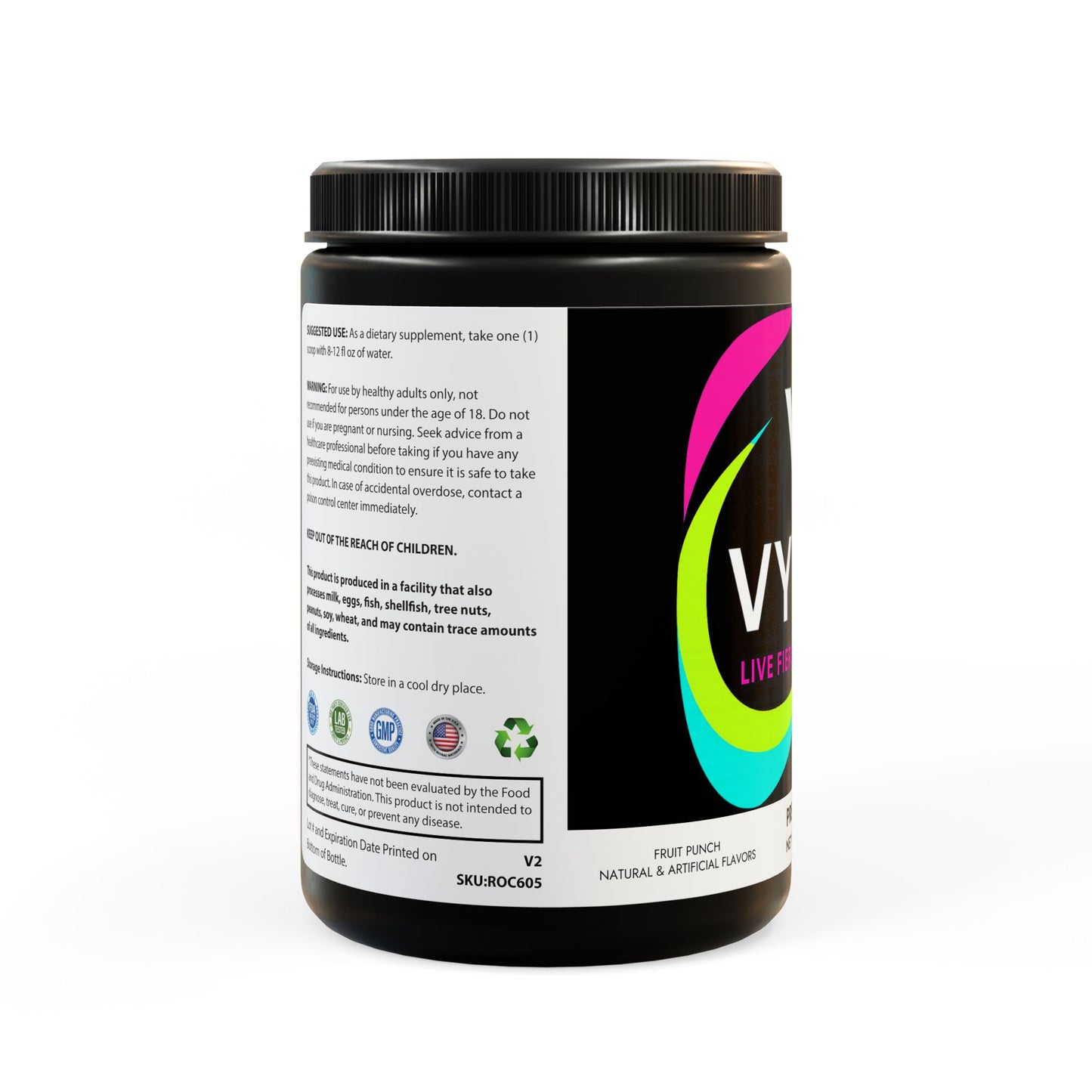 Pre-Workout Supplement, Fruit Punch (204g, 7.1oz)