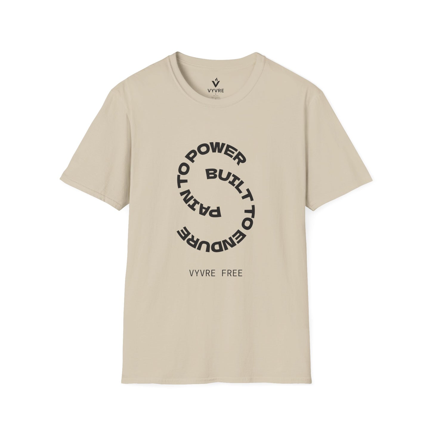 Romans 5:3 Scripture Circle T-Shirt | Built to Endure Prayer to Power