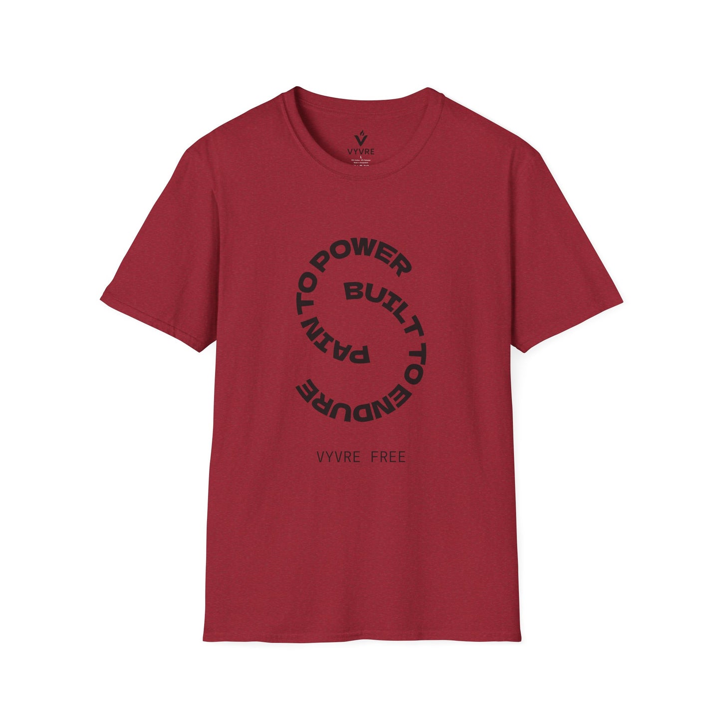 Romans 5:3 Scripture Circle T-Shirt | Built to Endure Prayer to Power