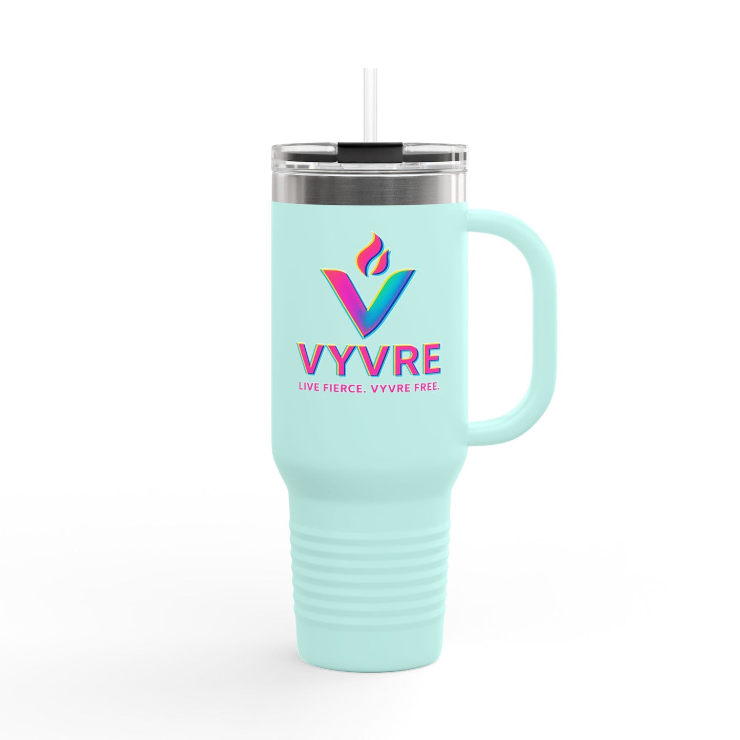 VYVRE Insulated Travel Mug - 40oz Multi-Use Coffee Cup for Adventures, Gifts for Holidays, Road Trips, Festivals, Camping