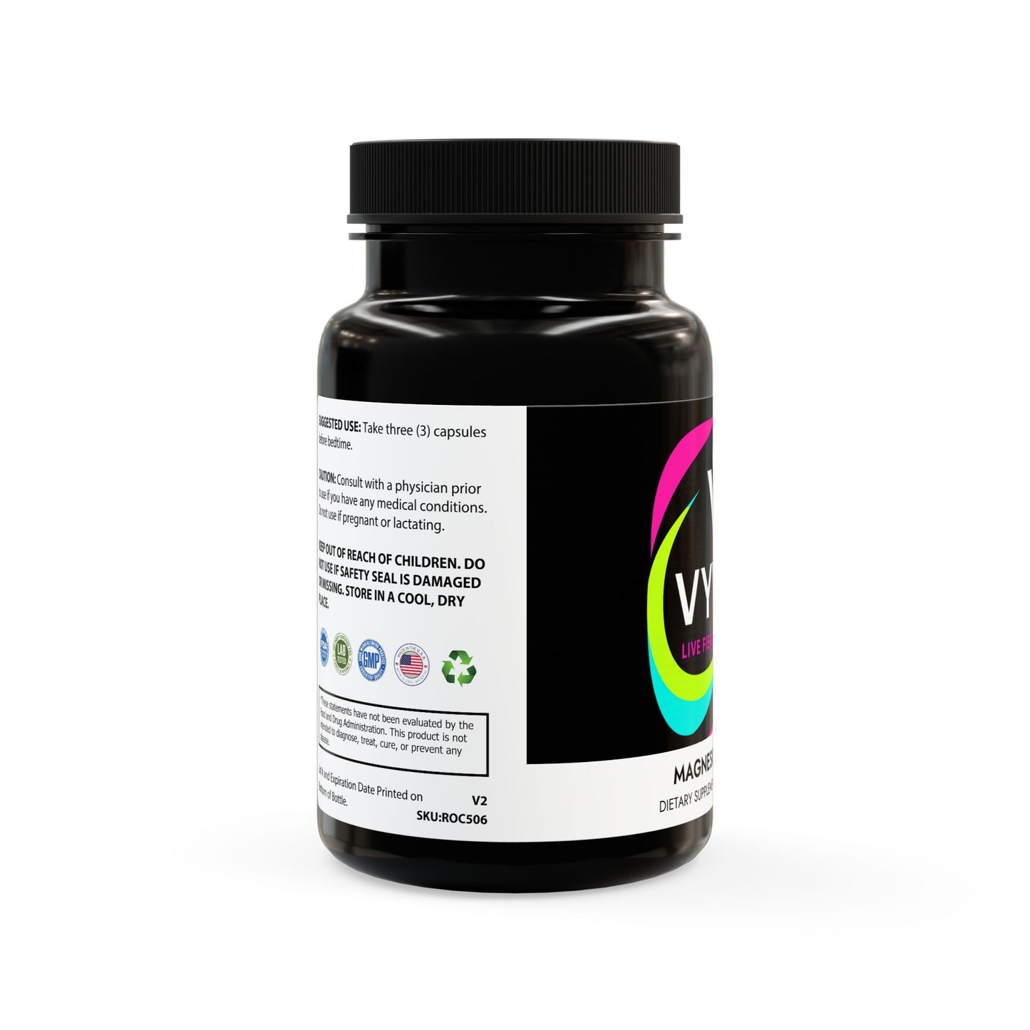 Magnesium Zinc Supplement (90 Capsules)