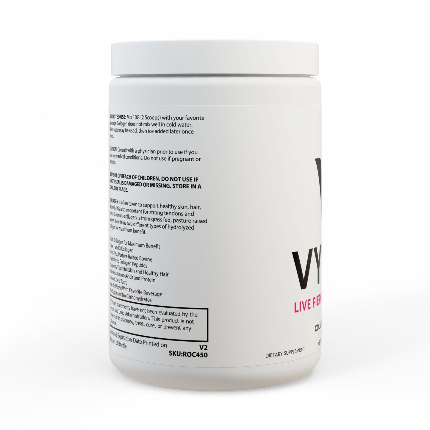 Collagen Peptides Type I & III Supplement (350g, 12.3oz)